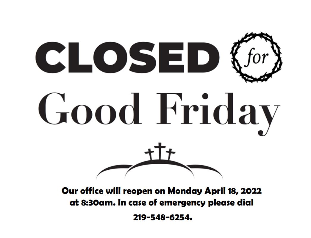 Good Friday Office Closure