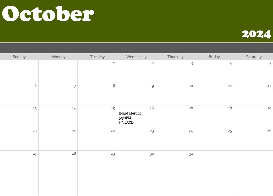 October 2024 Calendar